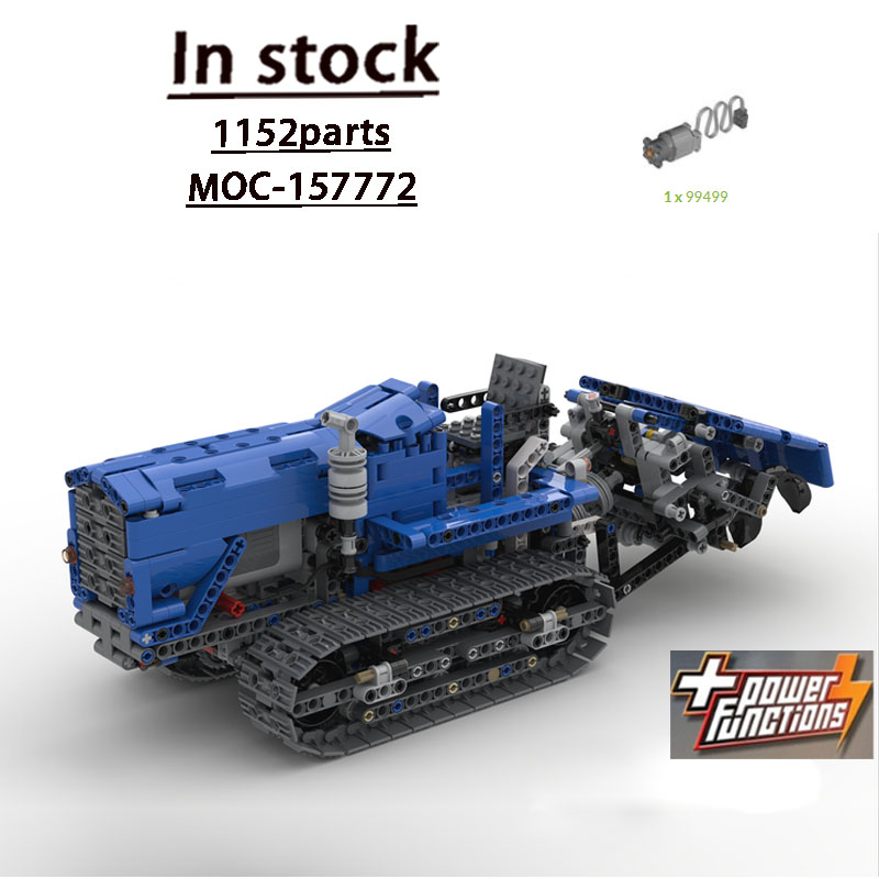 Farming Agriculture Model - Конструктор MOC-157772: Городской сельскохозяйственный гусеничный трактор,