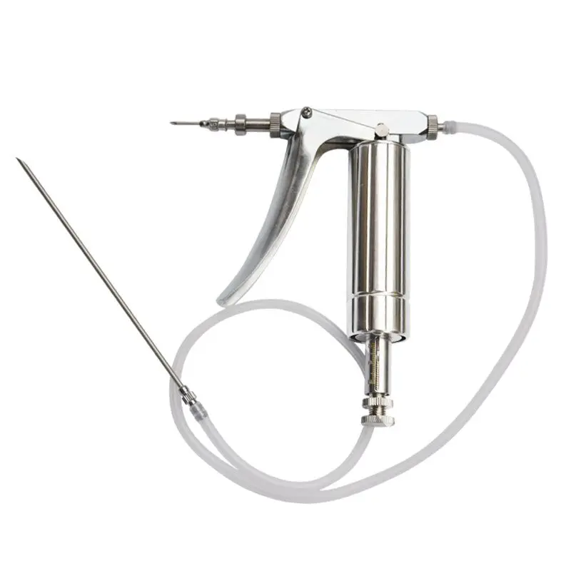 Veterinary Syringe Gun - Вакцина из нержавеющей стали, регулируемый непрерывный