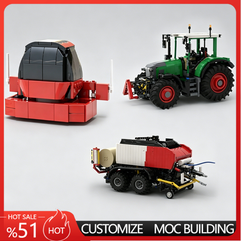 Farming Agriculture Model - НОВЫЙ Зеленый Фермерский Трактор с Красным