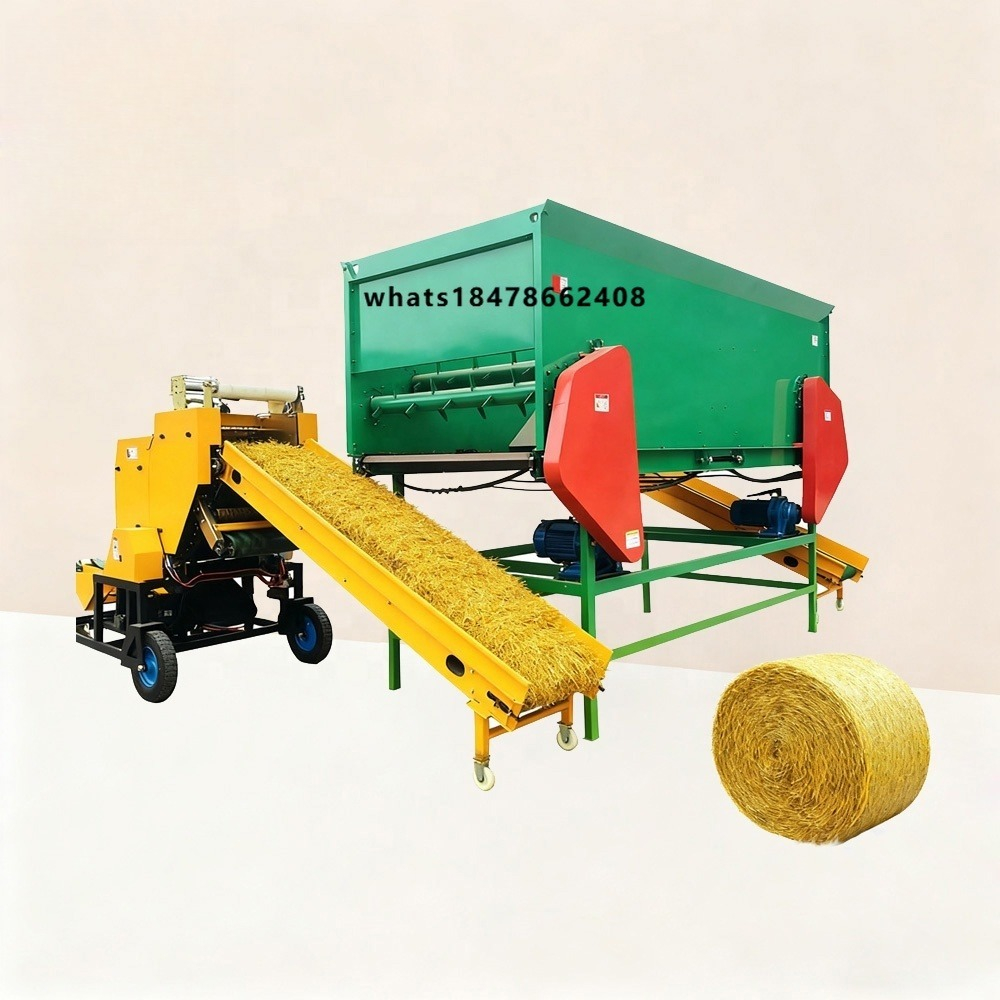 Silage Baler Machine - Автоматический пресс для прессования сена и