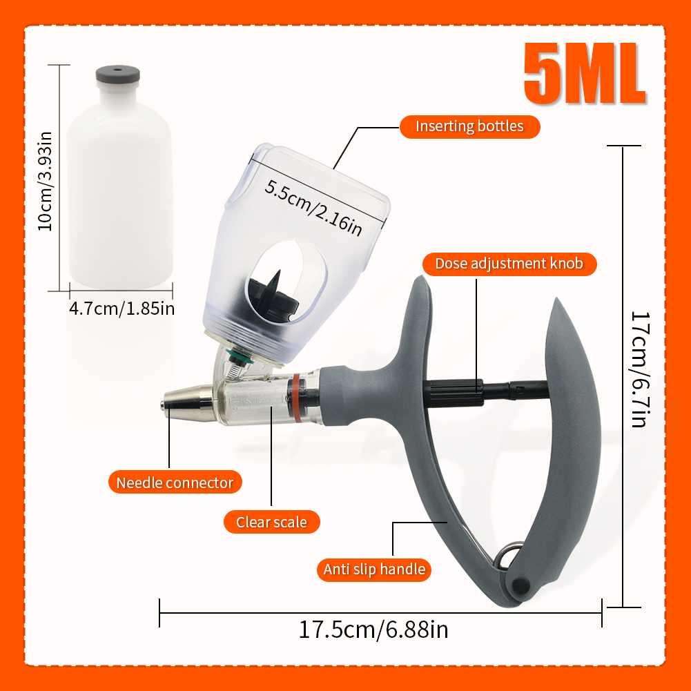 2/5 мл автоматический шприц дл – обзор и цена Veterinary Syringe Gun