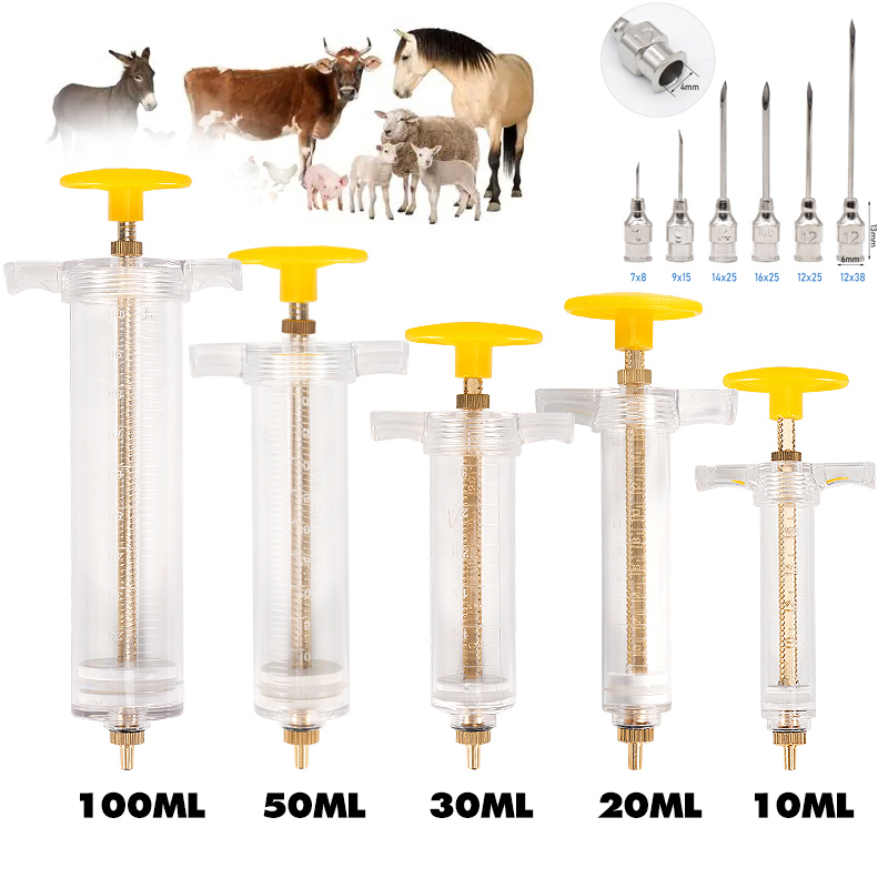 10/20/30/50/100 мл регулируемы – обзор и цена Veterinary Syringe Gun