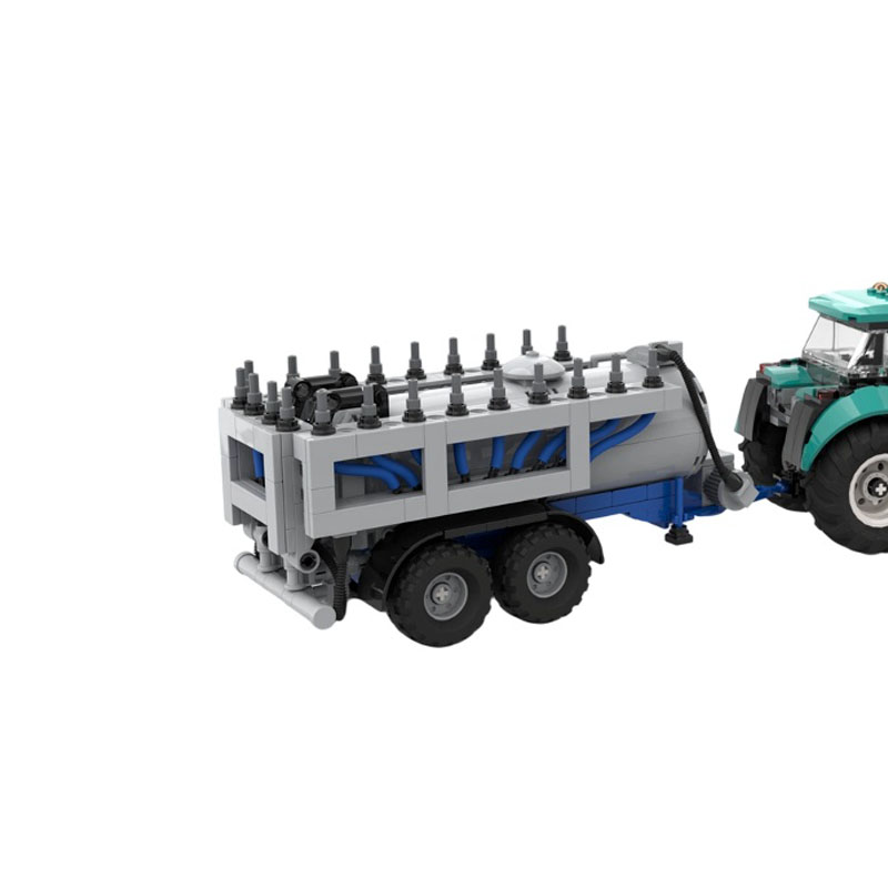 Конструктор City Tractor MOC,  – обзор и цена Farming Agriculture Model