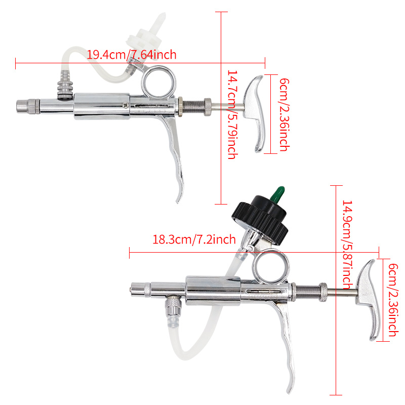 0,5-5 мл непрерывные инструмен – обзор и цена Veterinary Syringe Gun