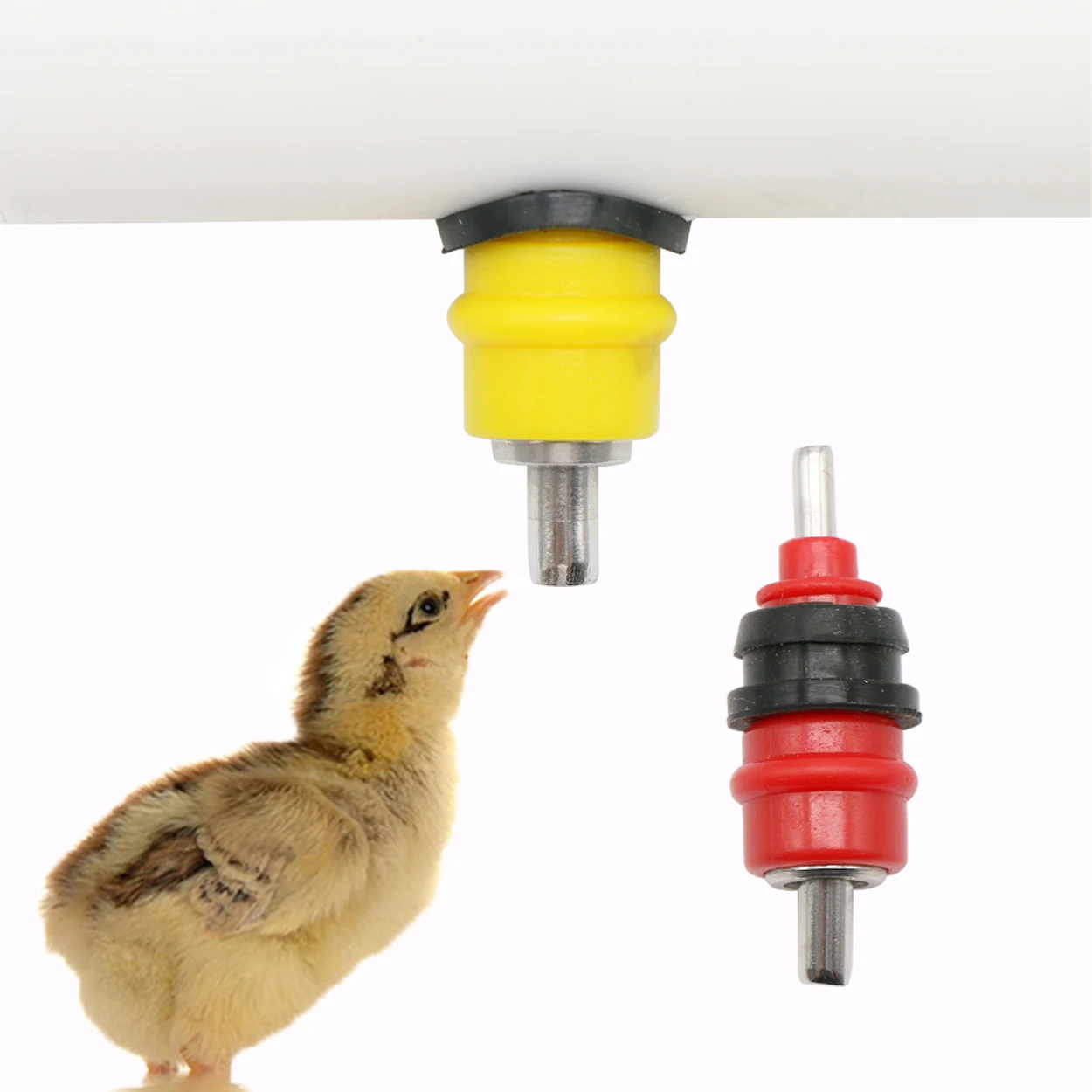 10 шт., поилка для перепелов,  – обзор и цена Chicken Nipple Drinker